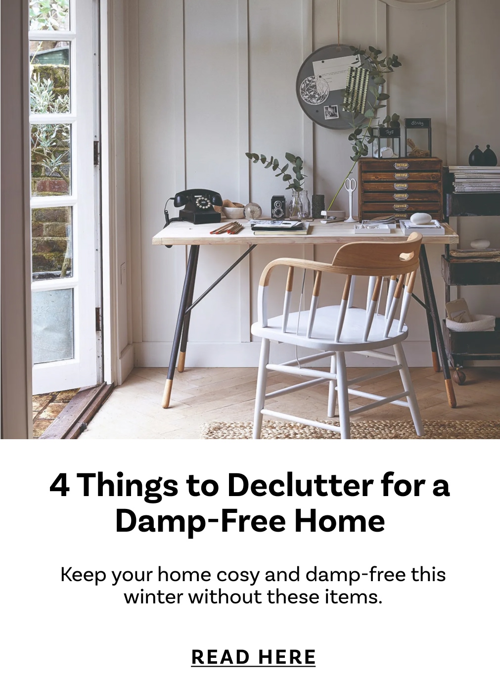4 Things to Declutter for a Damp-Free Home