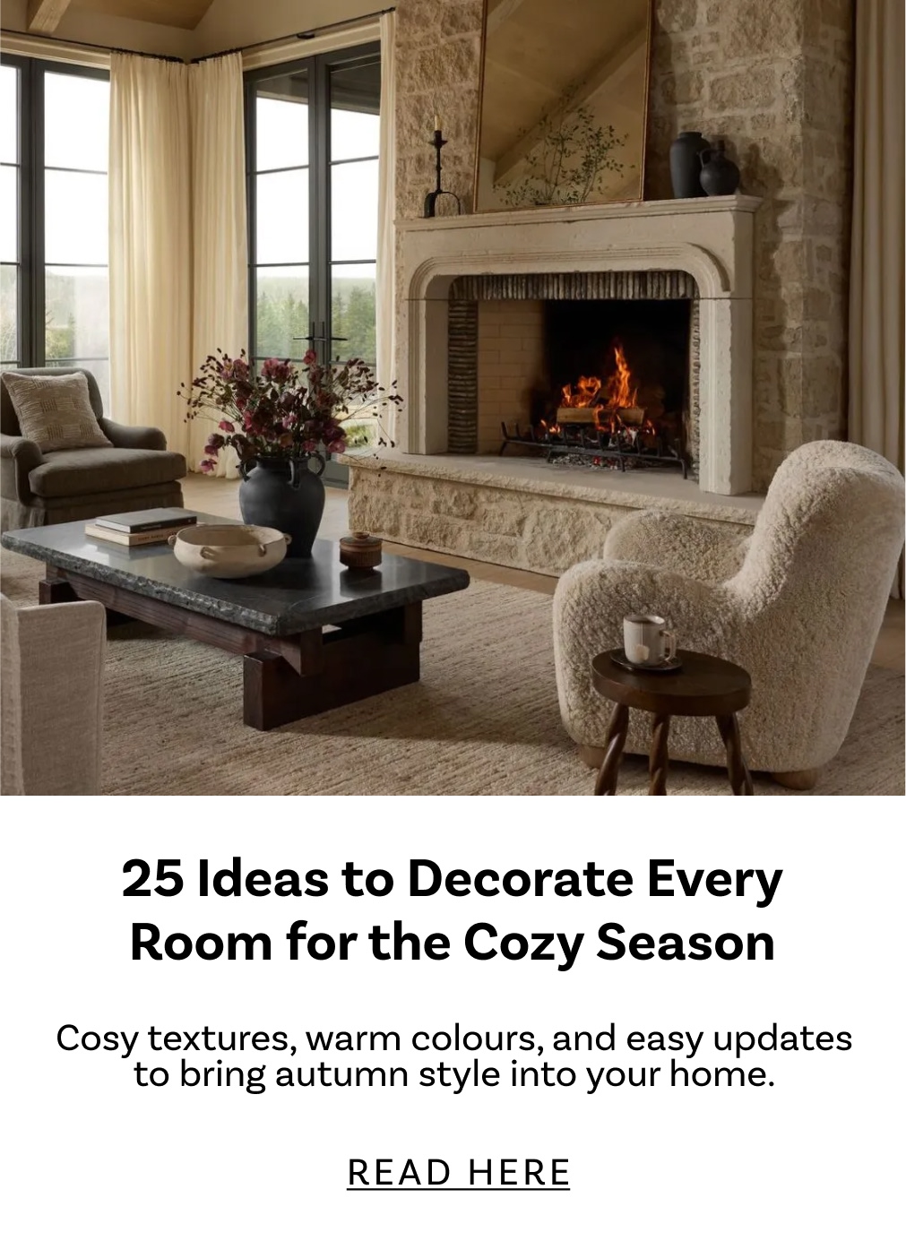 25 Ideas to Decorate Every Room for the Cosy Season