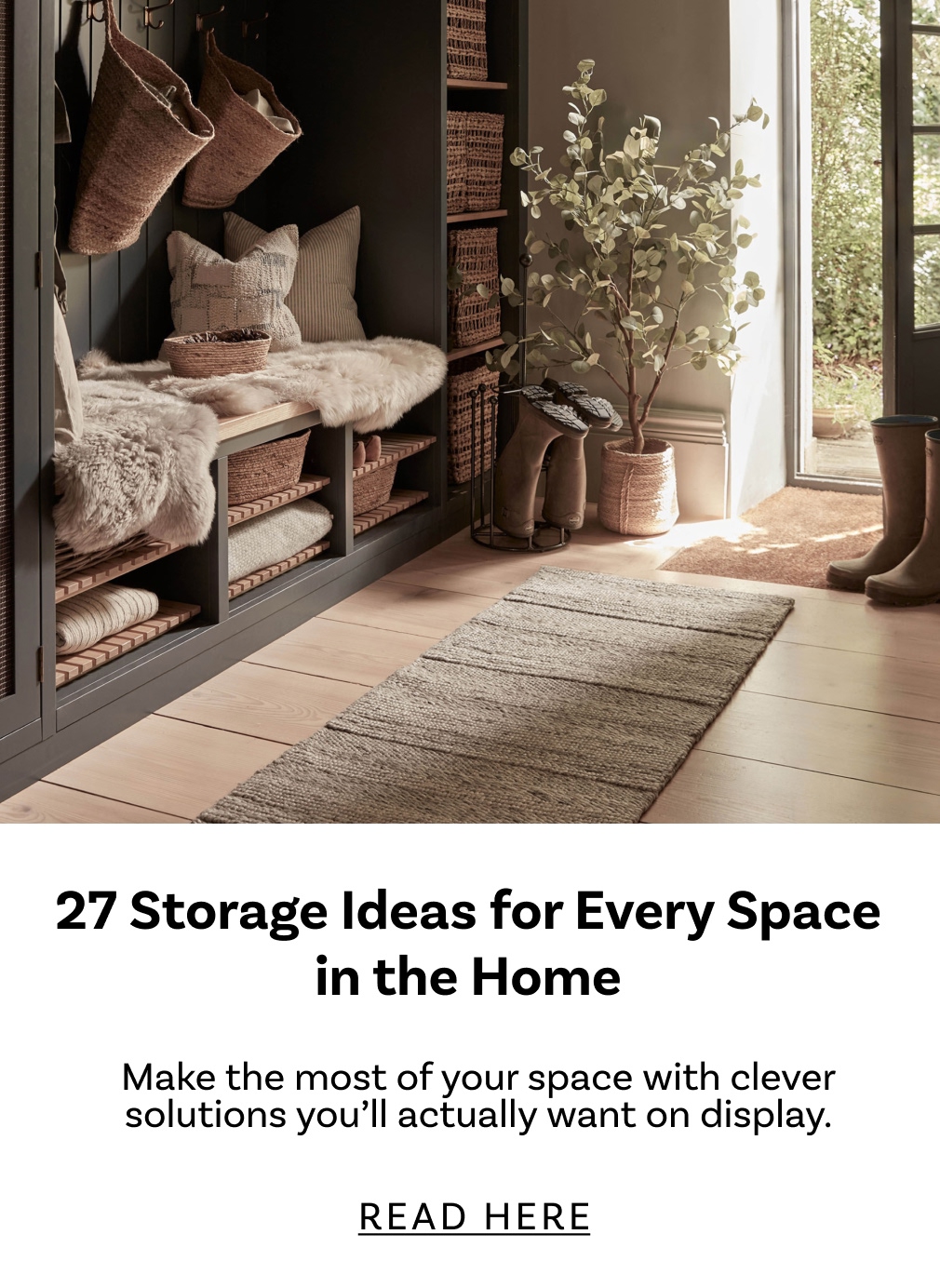 storage ideas for every space