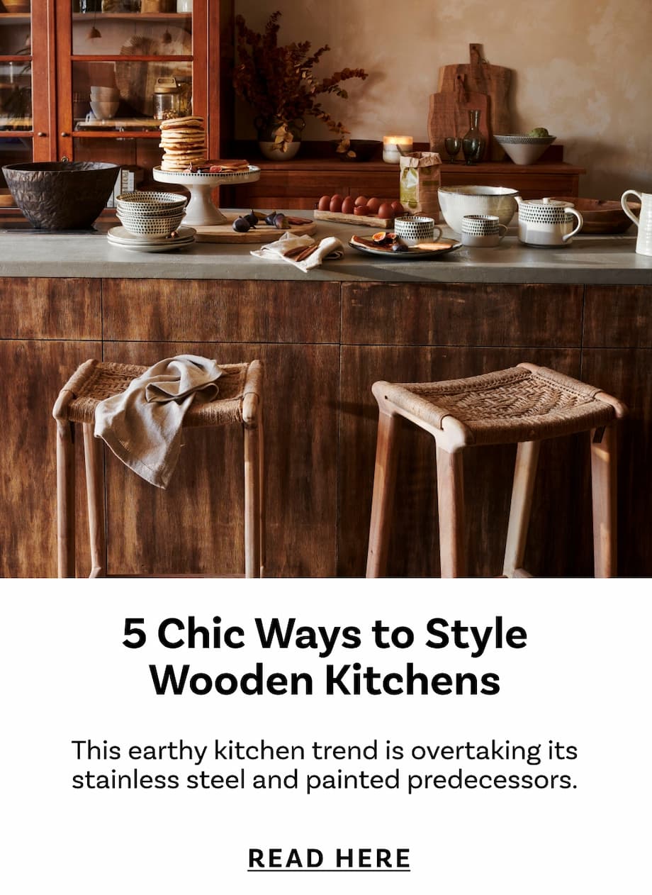 5 Chic Ways to Style Wooden Kitchens