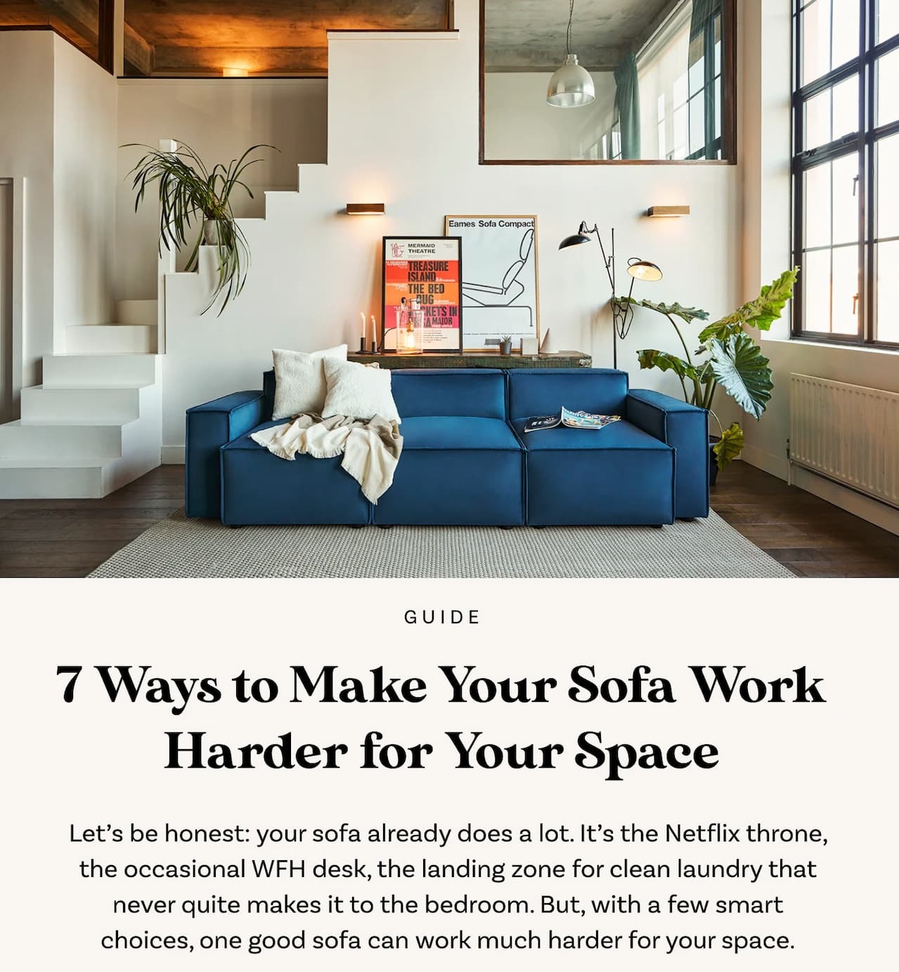 7 Ways to Make Your Sofa Work Harder for Your Space