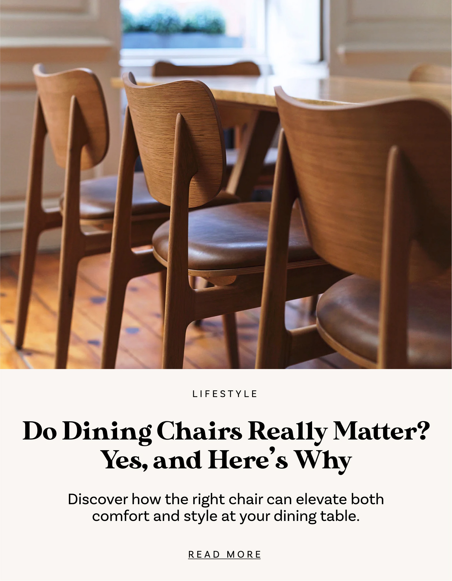 Do Dining Chairs Really Matter? Yes, and Here's Why