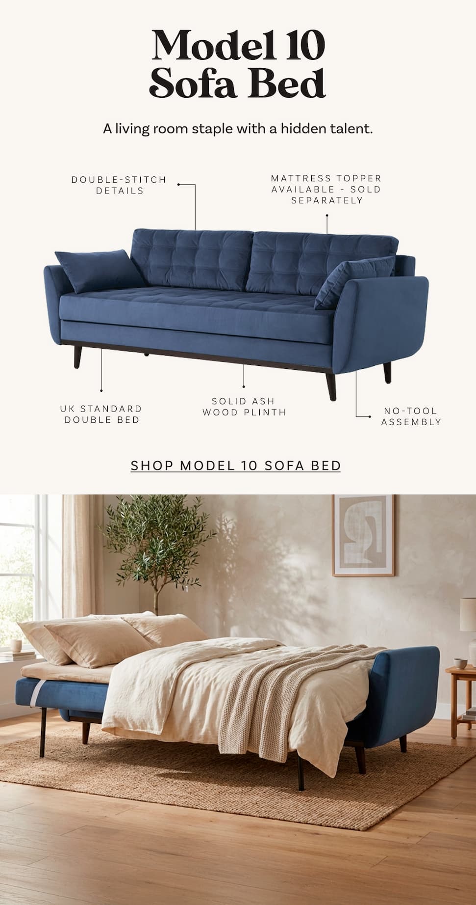 Model 10 Sofa Bed