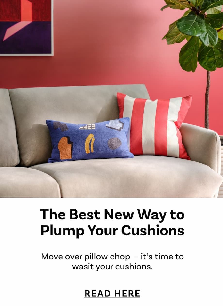 The Best New Way to Plump Your Cushions