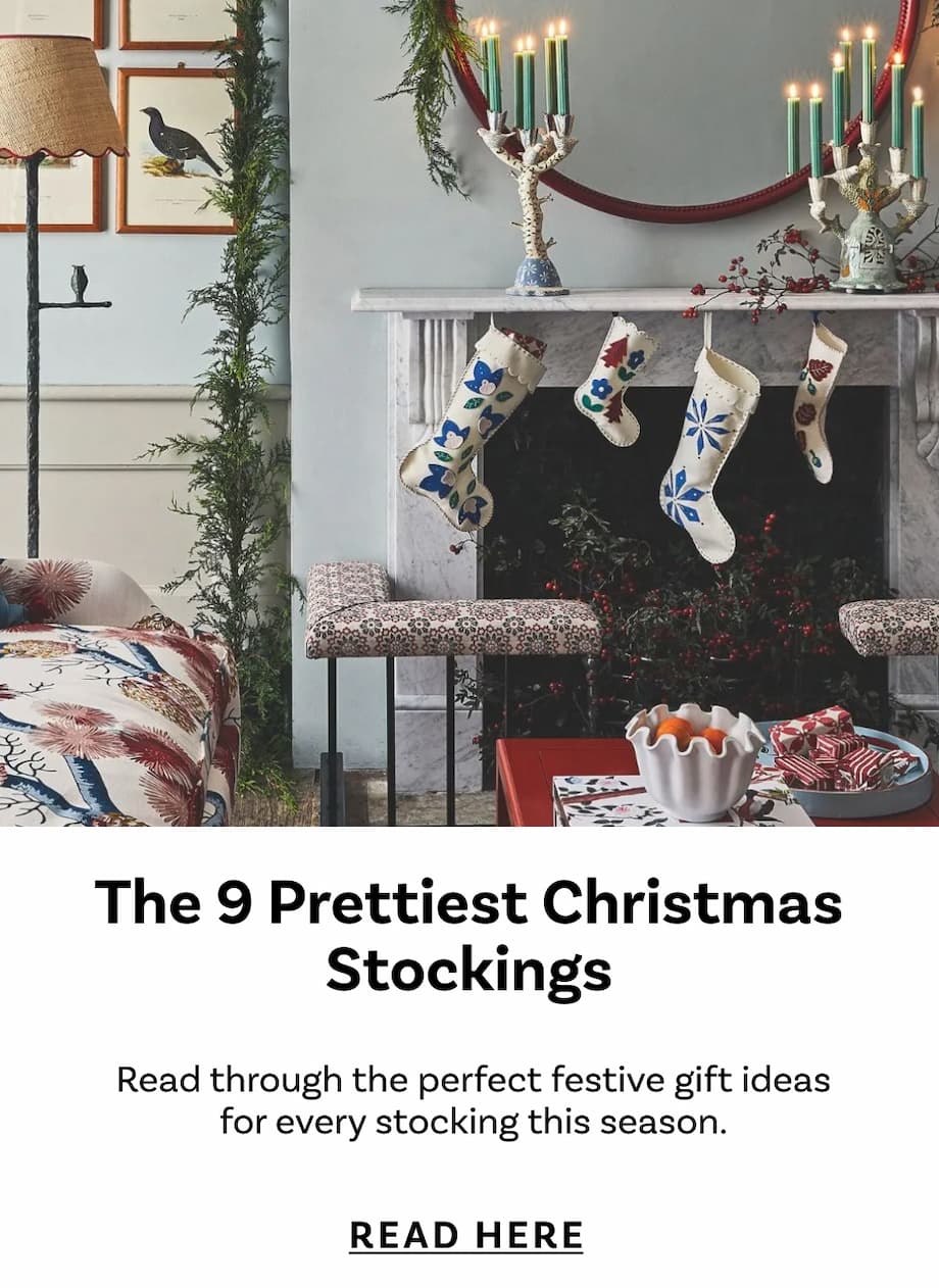  The 9 Prettiest Christmas Stockings