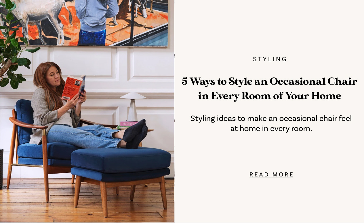 5 Ways to Style an Occasional Chair in Every Room of Your Home