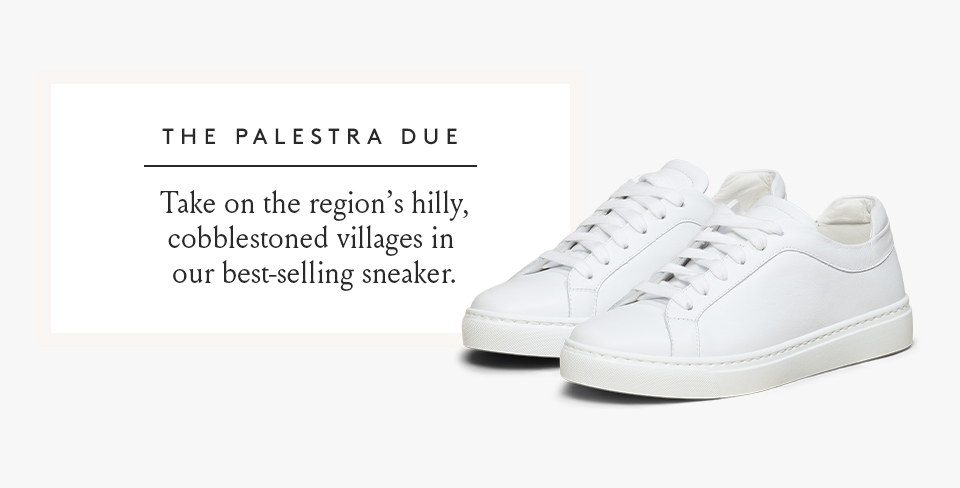 The Palestra Due Take on the region’s hilly, cobblestoned villages in our best-selling sneaker.  < Shop Now > 