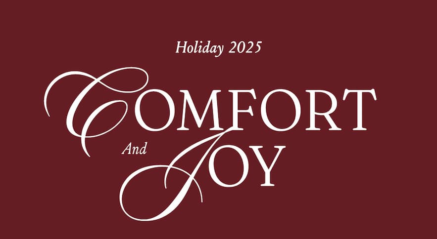 —Holiday 2025—  Comfort & Joy 