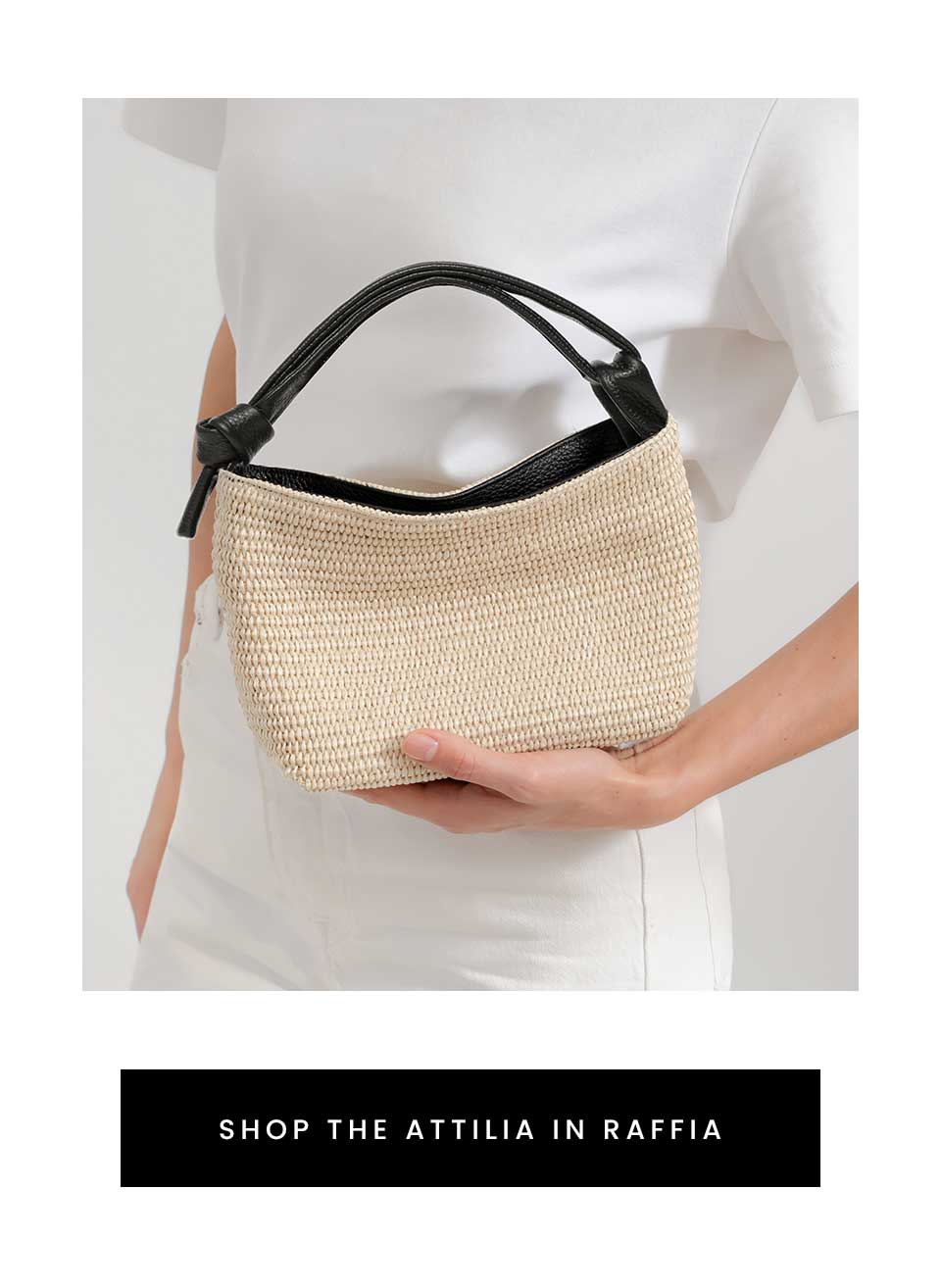 < Shop The Attilia in Raffia >