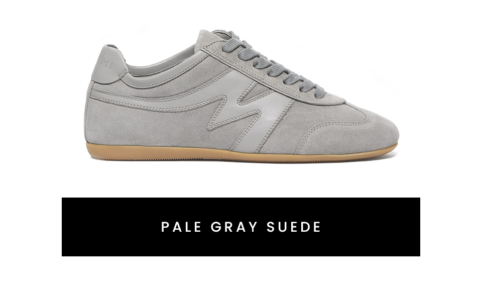 < Pale Gray Suede > 