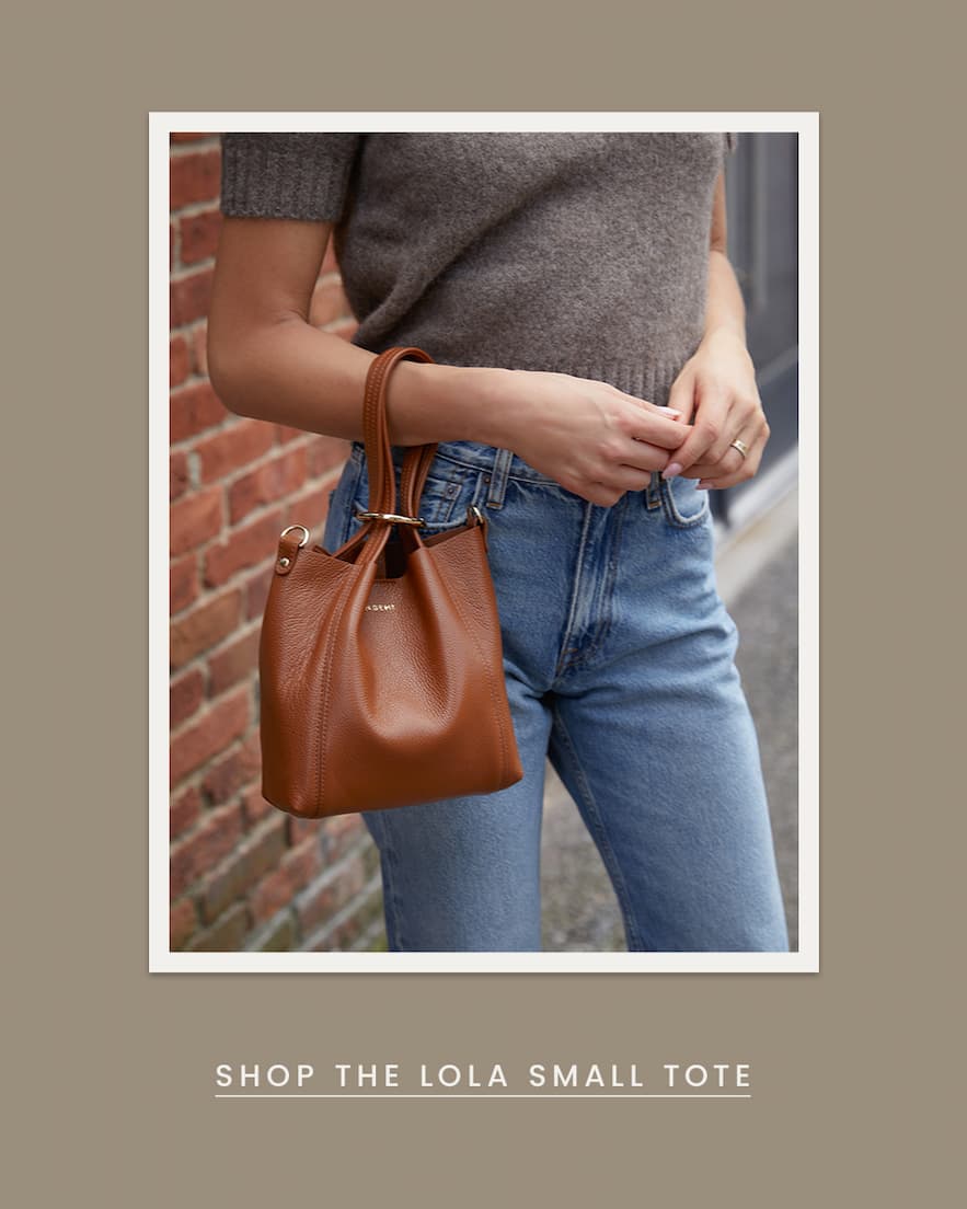 The Lola Small Tote < Shop Now > 
