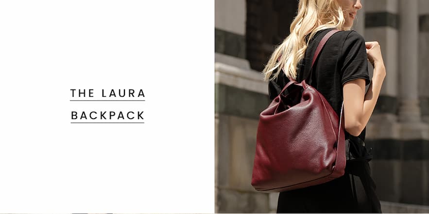< Shop The Laura Backpack > 