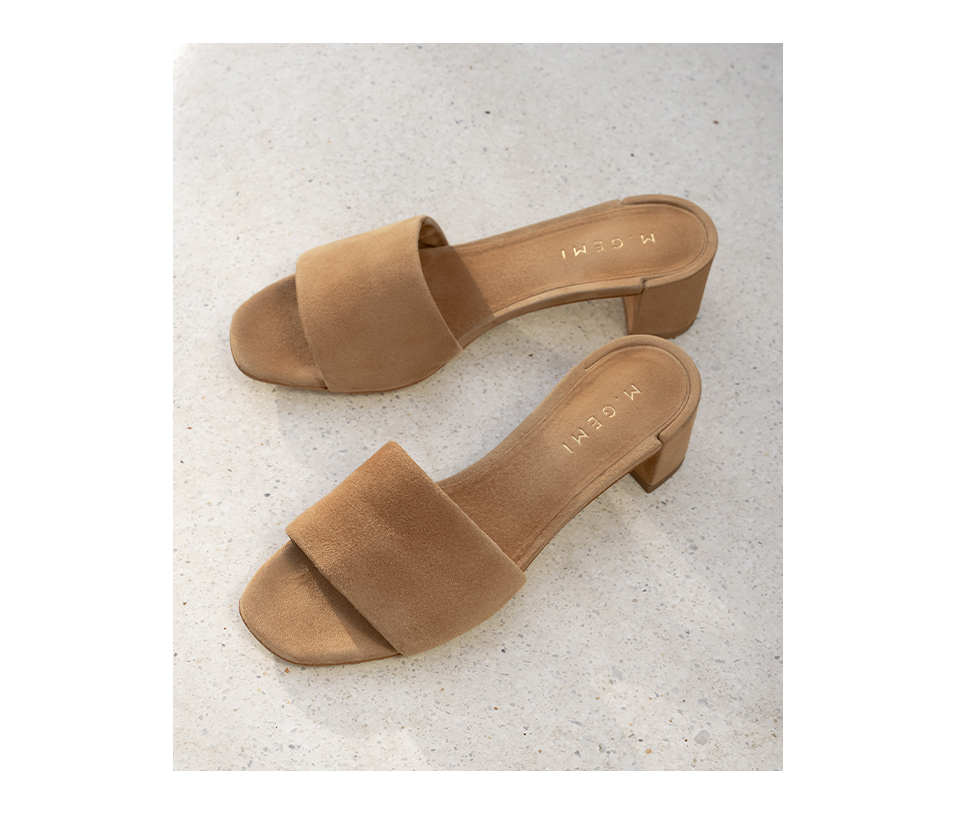 The Lucia - Light Tan Suede
