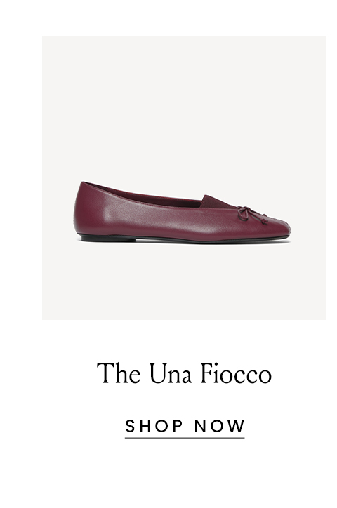 The Una Fiocco < Shop Now > 