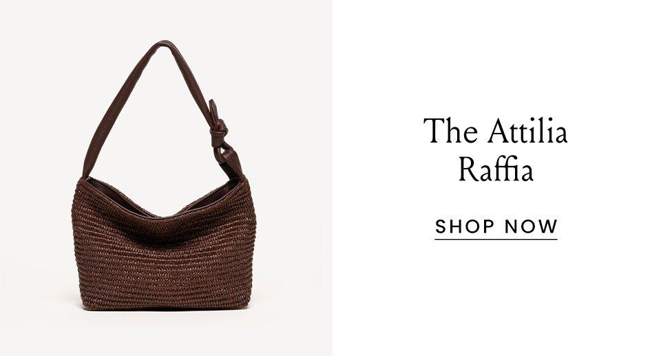The Attilia Raffia < Shop Now >