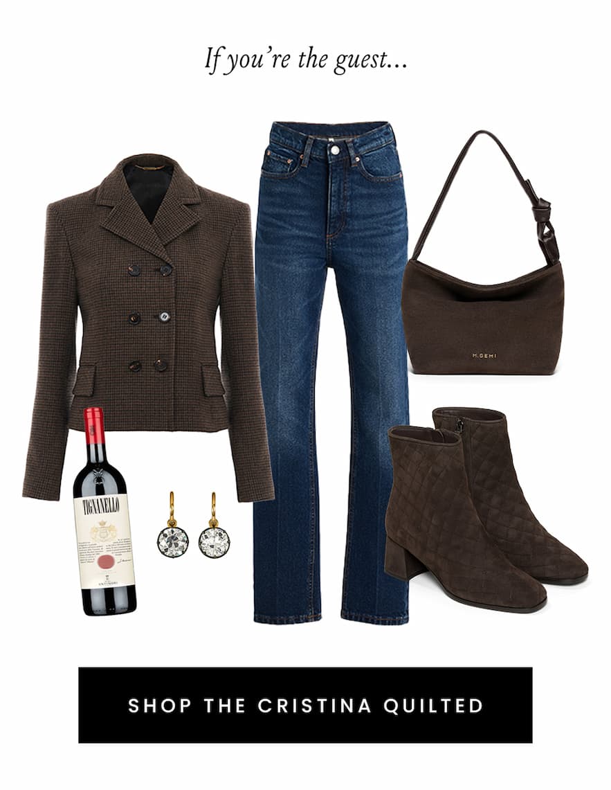 If you’re the guest… The Cristina Quilted < Shop Now > 