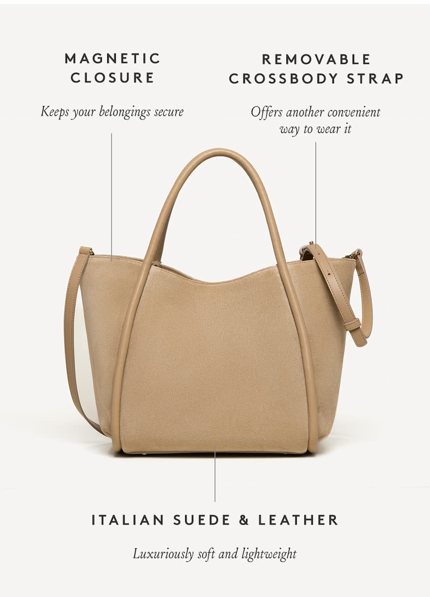 The Ursula Tote - Latte