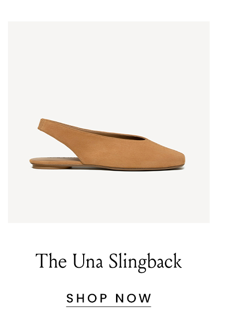 The Una Slingback < Shop Now > 