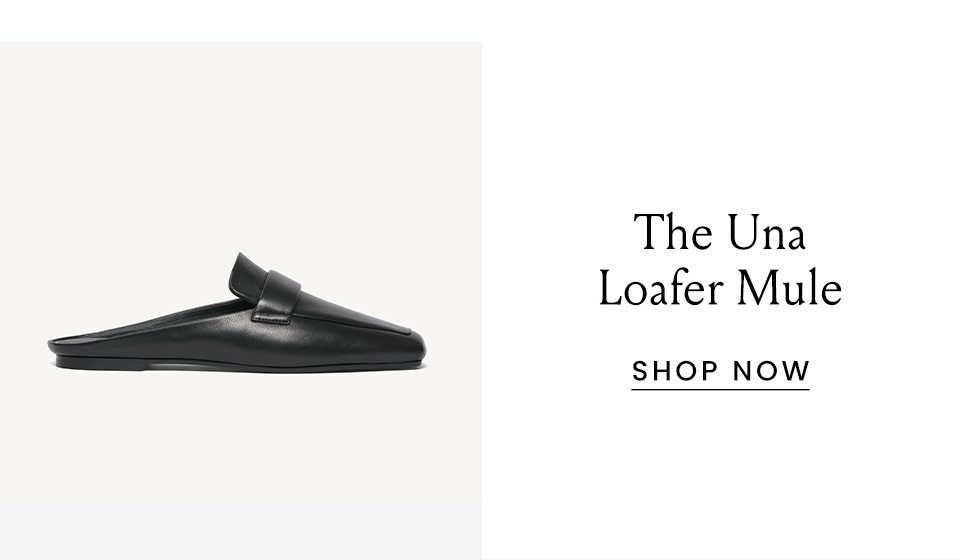 The Una Loafer Mule < Shop Now >