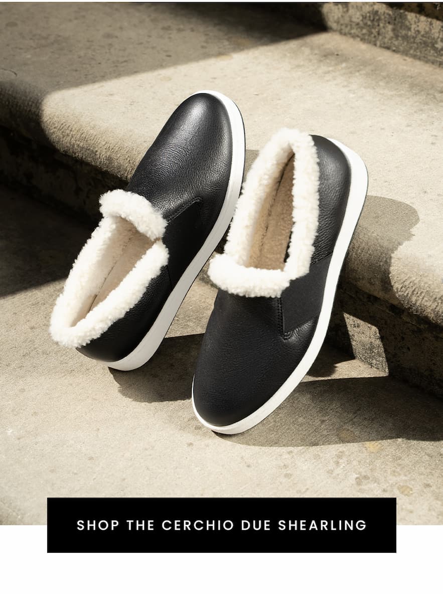 The Cerchio Due Shearling  < Shop Now > 