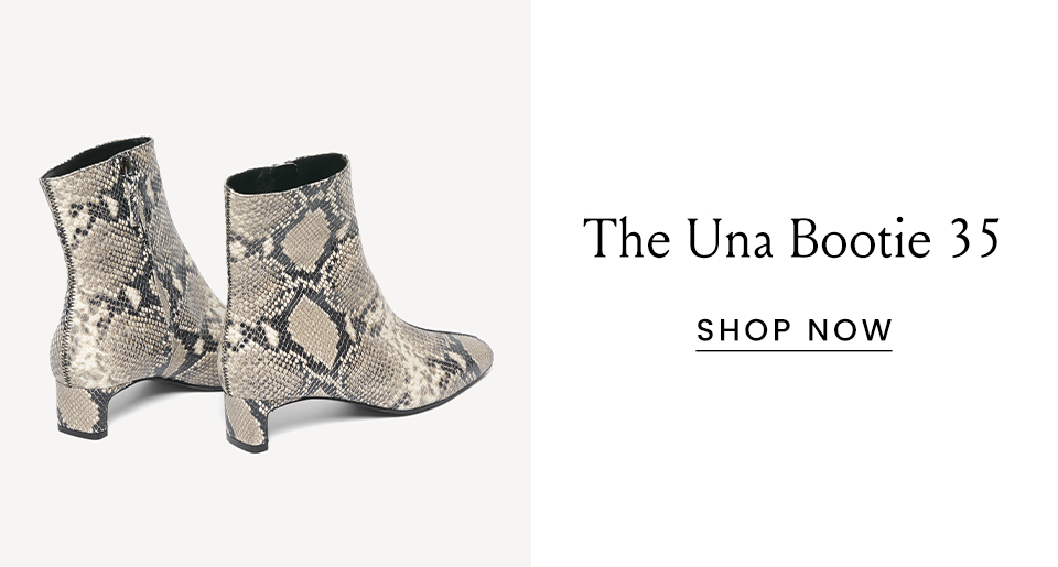 The Una Bootie 35 < Shop Now >  