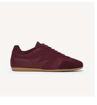 Oxblood Nylon and Suede 