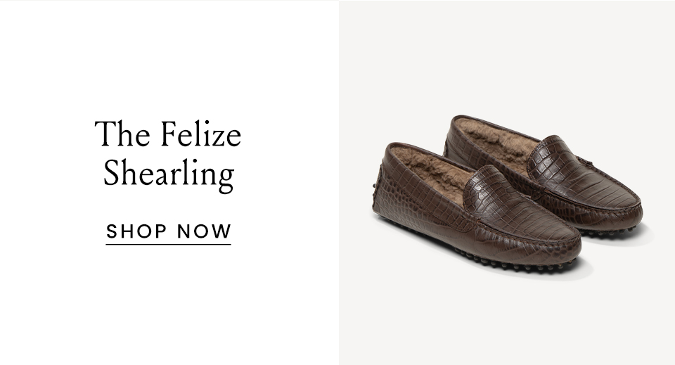 The Felize Shearling  < Shop Now > 