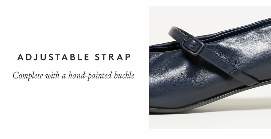 The Loriana 35 - Navy - Adjustable Strap