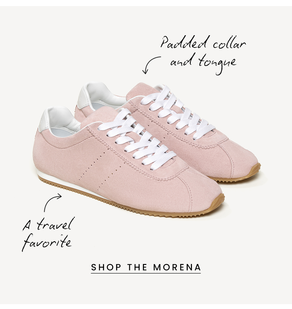 Padded collar and tongue A travel favorite  < Shop The Morena > 