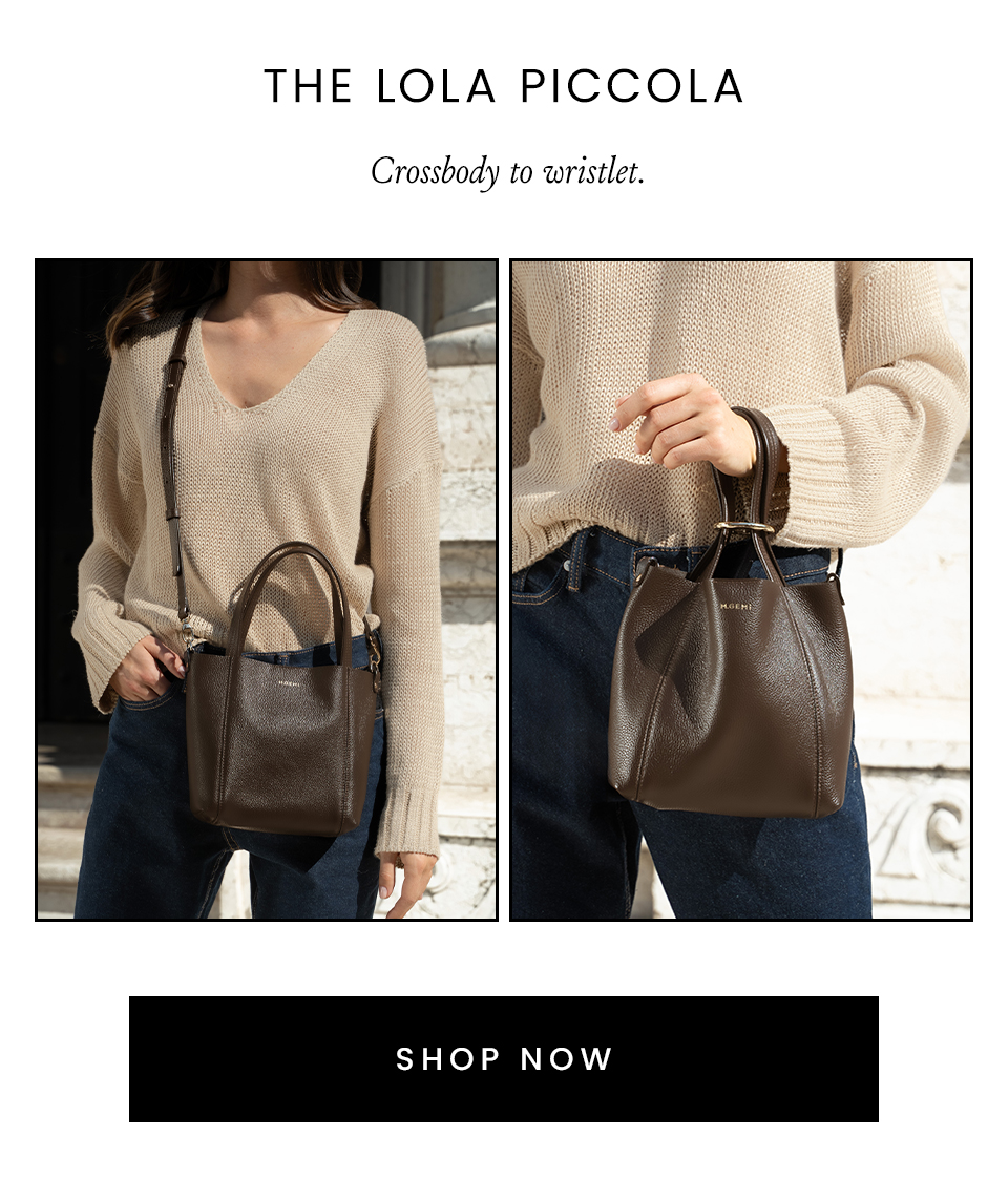 The Lola Piccola, Crossbody to wristlet. < Shop Now >