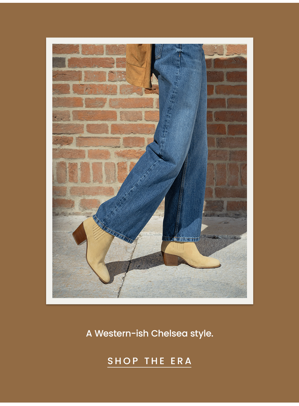 A Western-ish Chelsea style. < Shop The Era > 