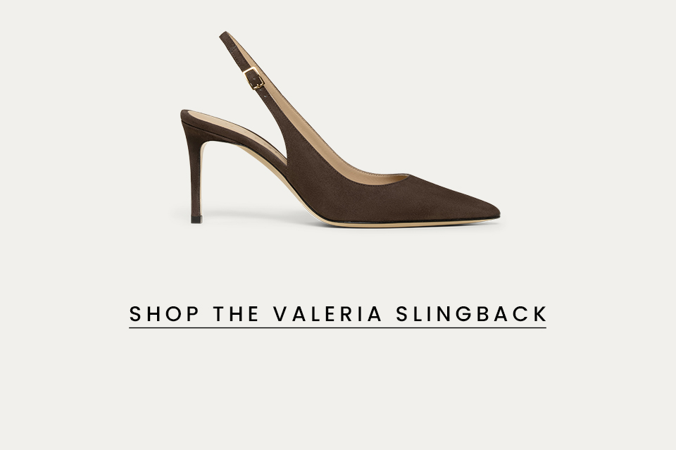 < Shop The Valeria Slingback > 