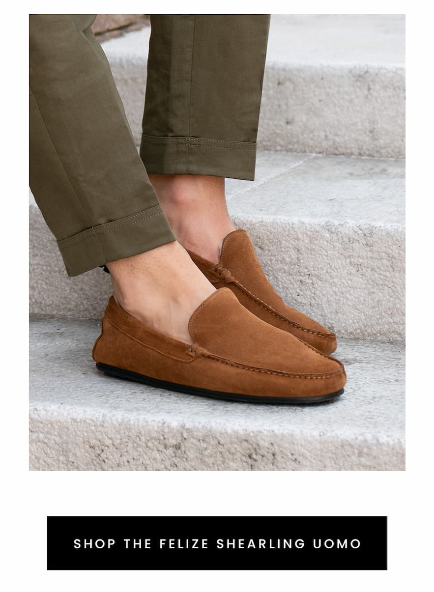 < Shop The Felize Shearling Uomo >