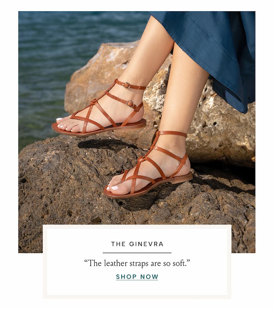 The Ginevra "The leather straps are so soft." 
