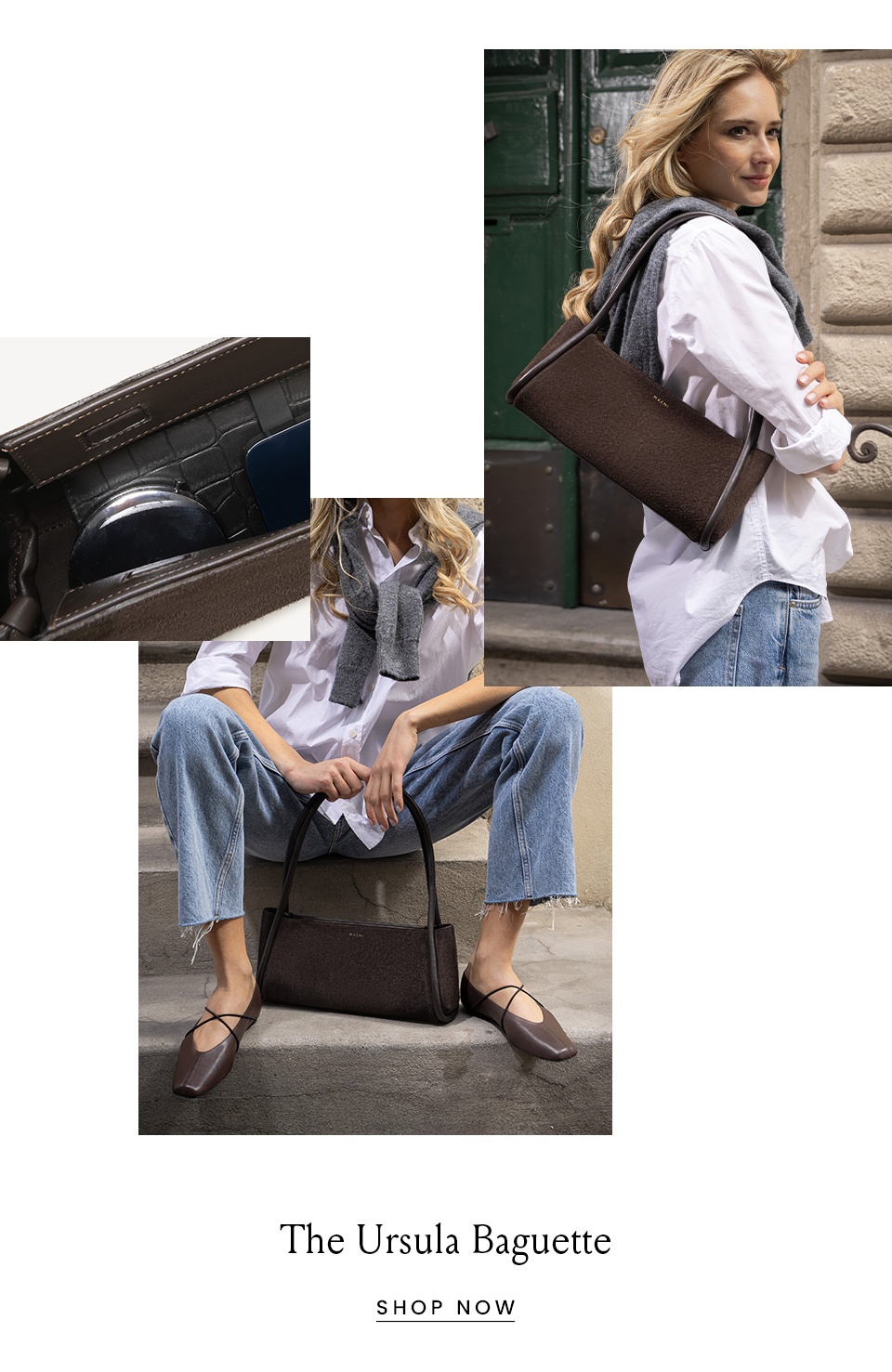 The Ursula Baguette  < Shop Now >