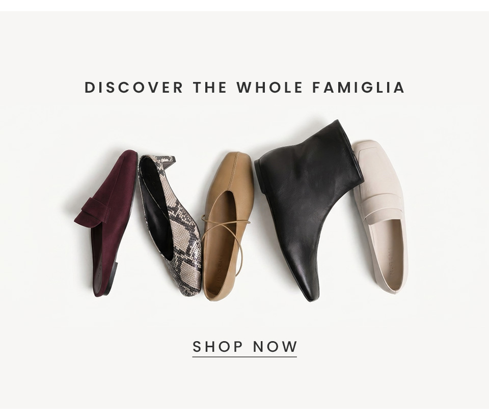 Discover The Whole Familia < Shop Now > 