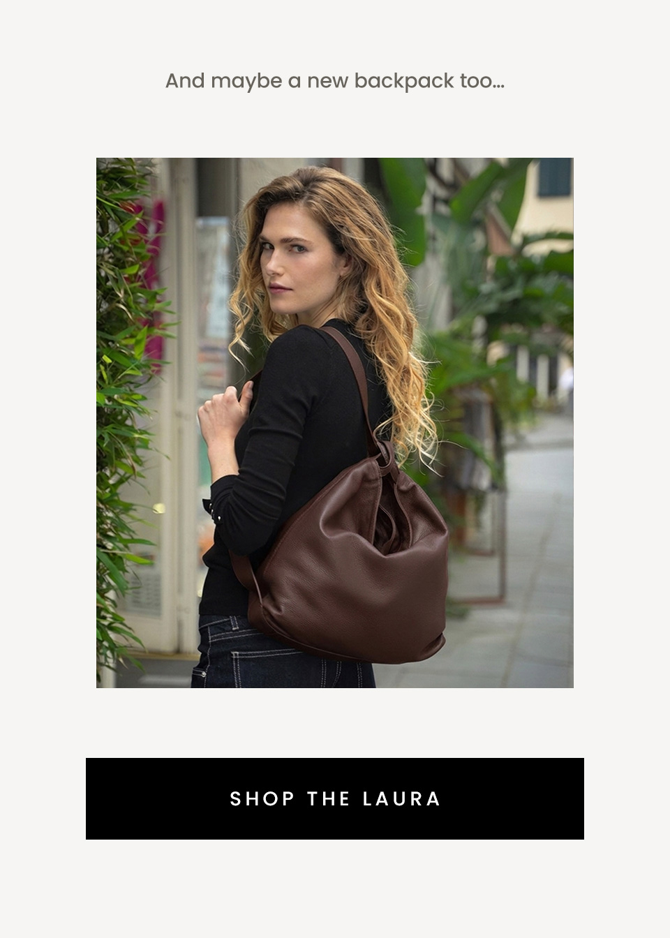 And maybe a new backpack too… < Shop The Laura > 