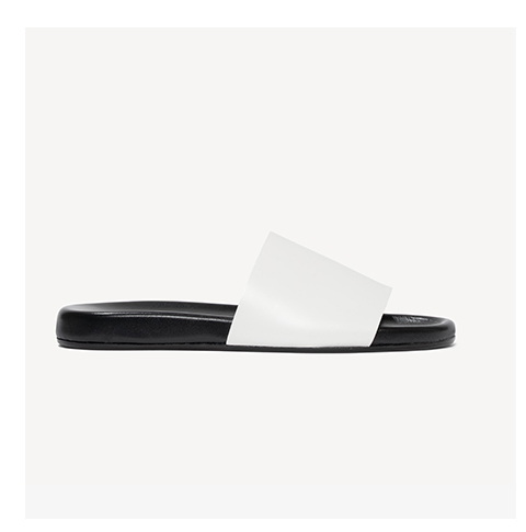 The Elba - White Shiny Calf