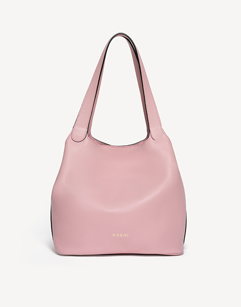 Millennial Pink Tumbled Leather