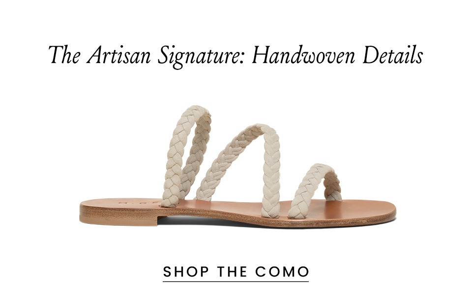 The Artisan Signature: Handwoven Details  < Shop The Como > 