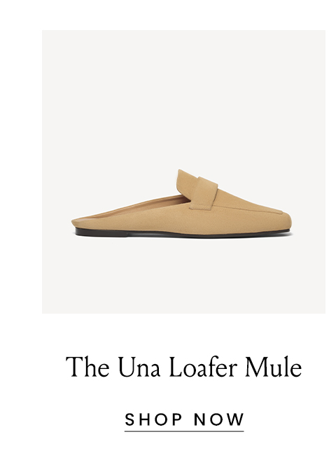 The Una Loafer Mule < Shop Now > 