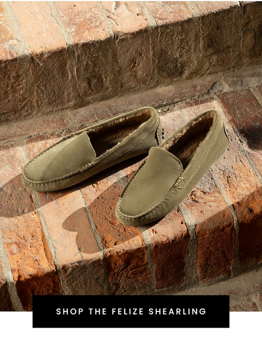 The Felize Shearling < Shop Now > 