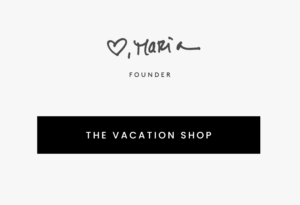 Maria, Founder. <The Vacation Shop> 