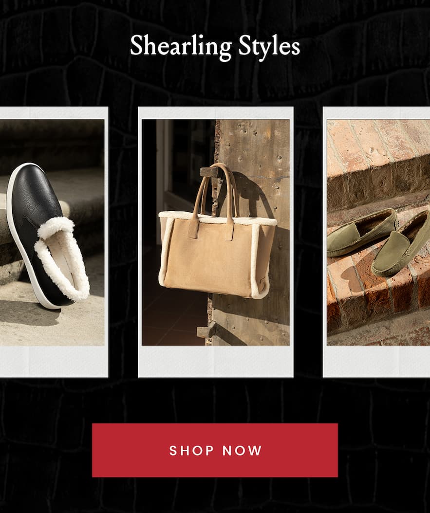Shearling Styles  < Shop Now > 