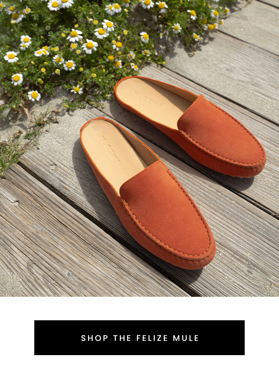 < Shop The Felize Mule > 
