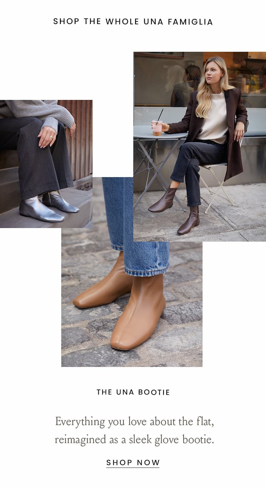 The Una Bootie  < Shop Now > 