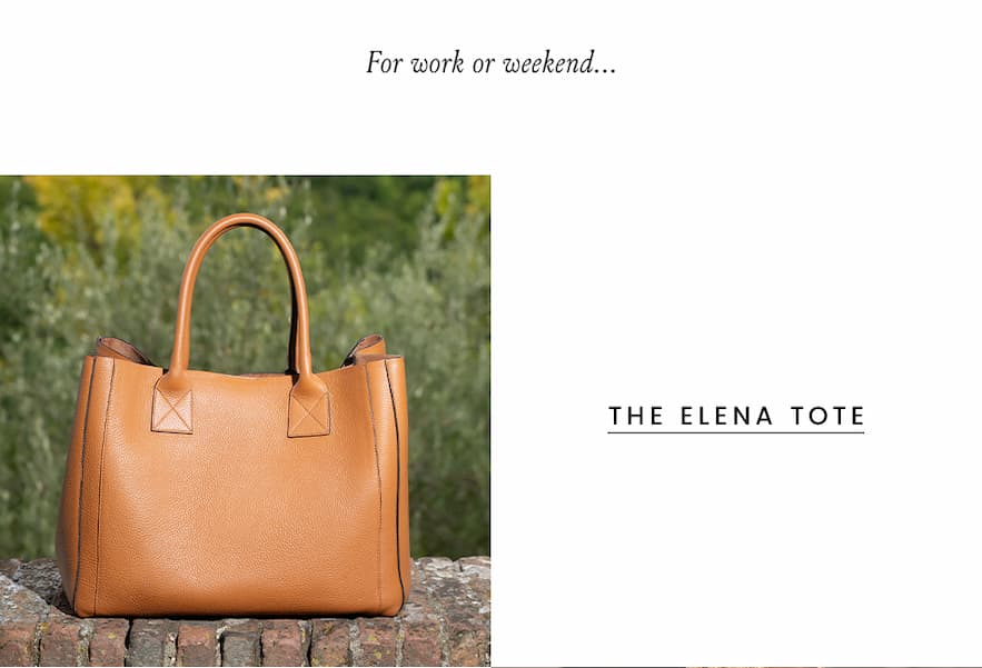 For work or weekend…   < Shop The Elena Tote > 