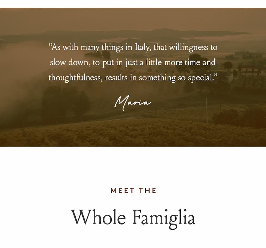 “As with many things in Italy, that willingness to slow down, to put in just a little more time and thoughtfulness, results in something so special.” 