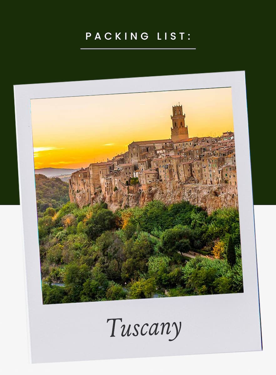Packing List: Tuscany