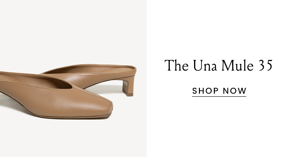 The Una Mule 35 < Shop Now > 
